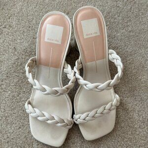 Dolce Vita White Rope Sandals 8.5